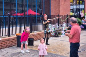 Bubbles and children